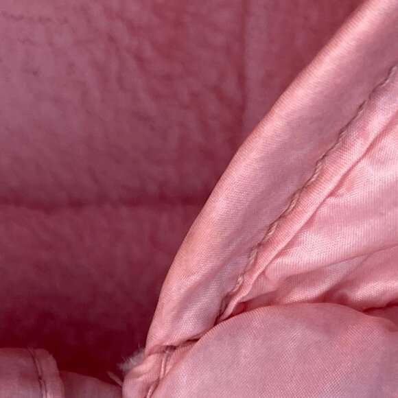 Old Navy Baby Polka Dot Quilted Snowsuit Sz 6-12mos Pink One-Piece Winter Girly - Picture 12 of 13